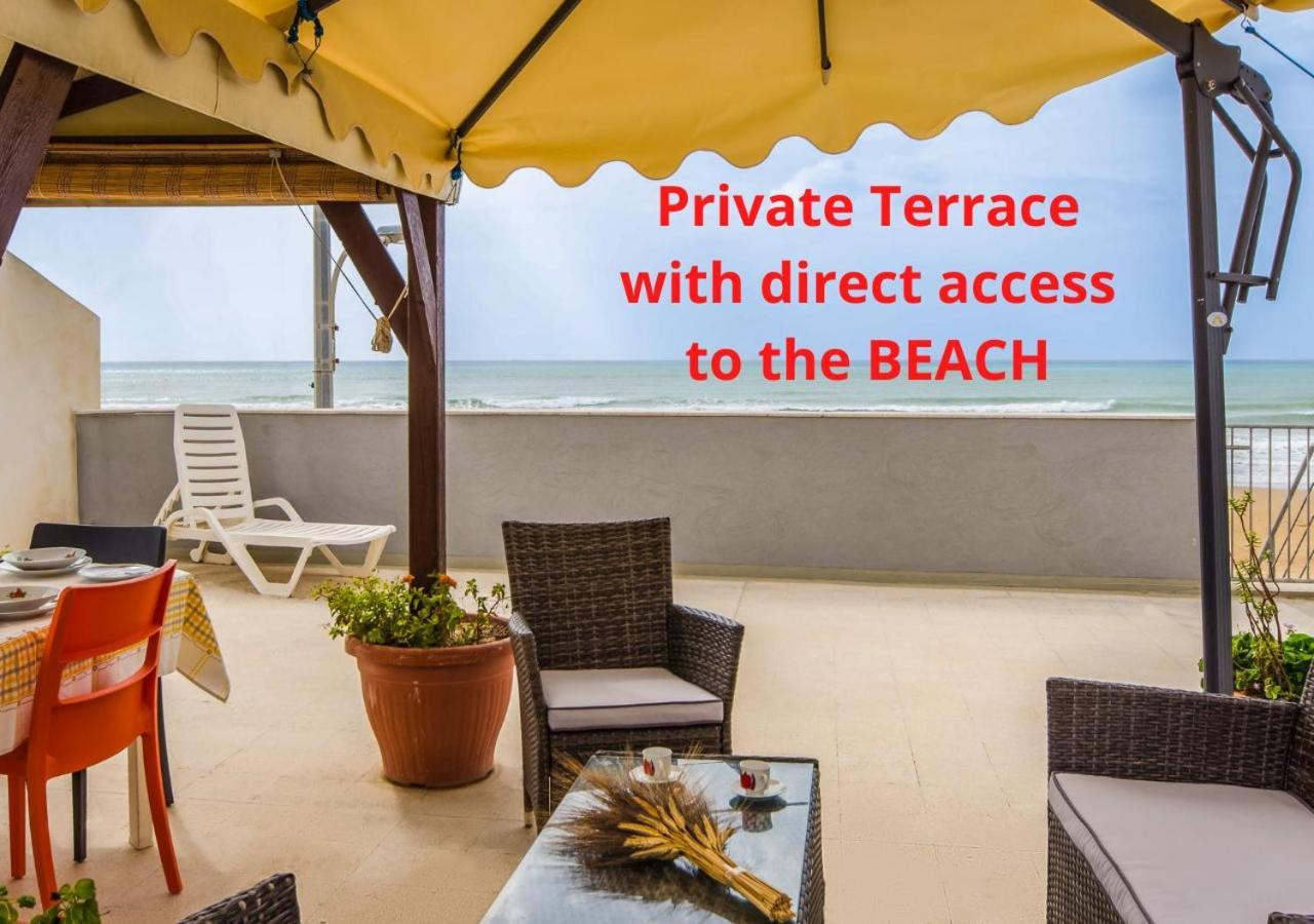 دونّالوكاتا Arisa -Terrazza Privata 60 Mq Sulla Spiaggia المظهر الخارجي الصورة